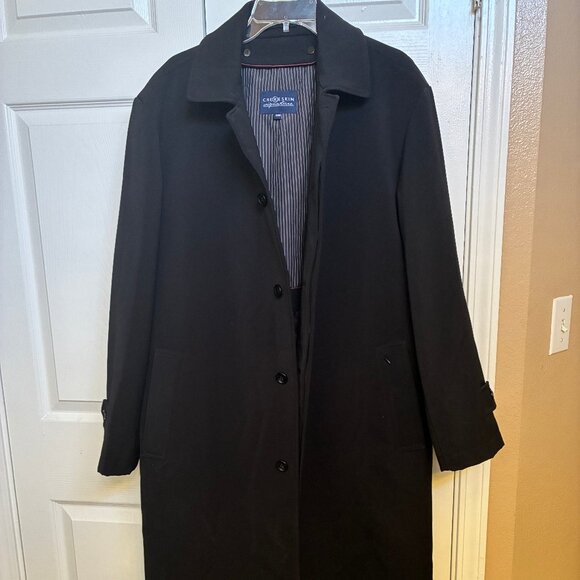 Chereskin Signature Men's Overcoat - Size 40R - Black - Picture 1 of 6